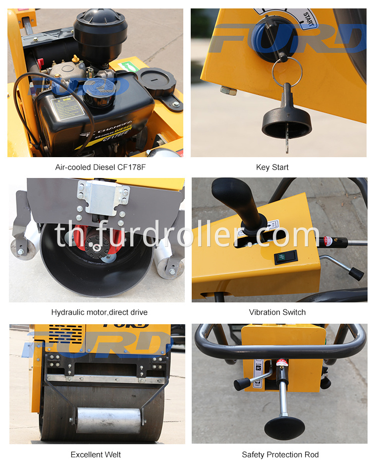 asphalt road roller